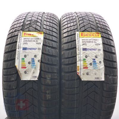 3. Opony 225/55 R18 4x PIRELLI 102V XL Winter Sottozero 3 A0 Zimowe 2021 