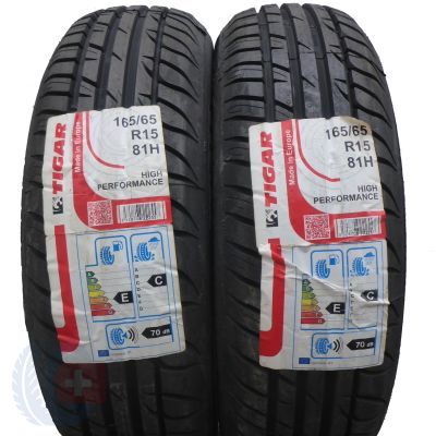 2 x TIGAR 165/65 R15 81H High Performance Lato 2018 Jak Nowe Nieużywane 