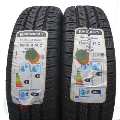 2 x CONTINENTAL 165/70  R14 C 89/87R VanContact  Winter Zima 2017