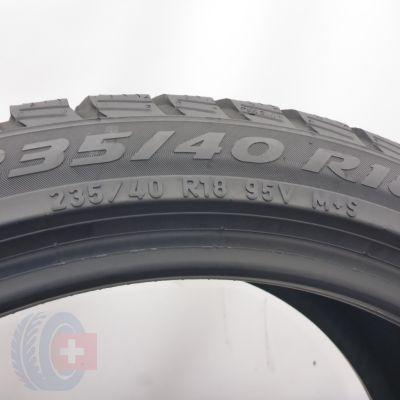 6. Opony 235/40 R18 4x PIRELLI MO 95V XL Sottozero 3 Winter Zimowe 2019 7-7,5mm