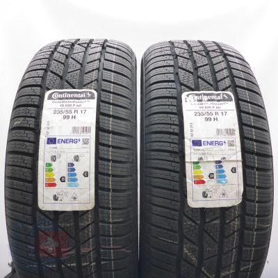 4. Opony 235/55 R17 4x CONTINENTAL 99H XL XL ContiWinterContact TS 830 P A0 Zimowe 2022