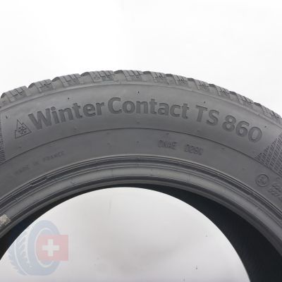 5. Opony 195/65 R15 2x CONTINENTAL 91T WinterContact TS 860 Zimowe 2018 7,8mm 