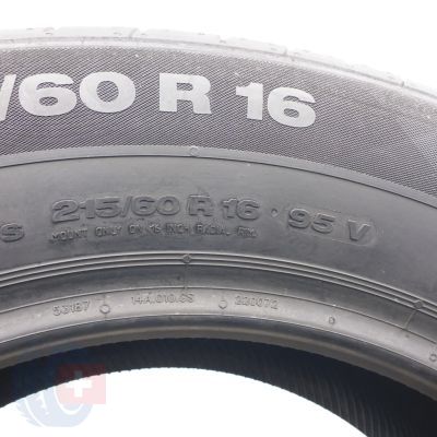 6. Opony 215/60 R16 2x CONTINENTAL 95V ContiPremiumContact 2 SEAL Letnie 2016 7 i 6,8mm
