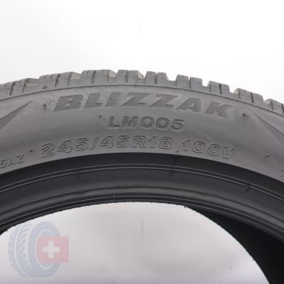 3. Opona 245/45 R18 1x BRIDGESTONE 100V XL Blizzak Lm005 Zimowa 2023 Nieużywana 