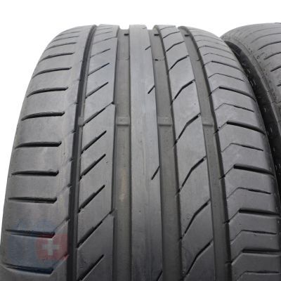 2. Opony 235/40 R18 2x CONTINENTAL 95W XL ContiSportContact 5 Seal letnie 7mm 2019