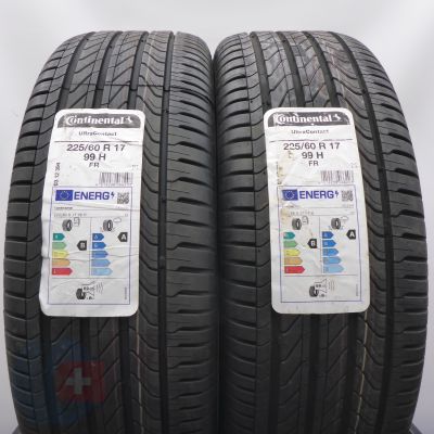 3. Opony 225/60 R17 4x CONTINENTAL 99H UltraContact Letnie 2022 