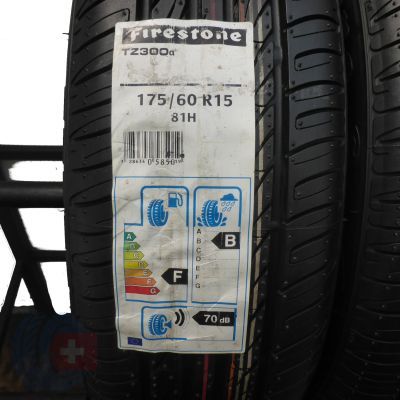 3. 4 x FIRESTONE 175/60 R15 81H TZ300a Lato 2017 Jak Nowe Nieużywane 