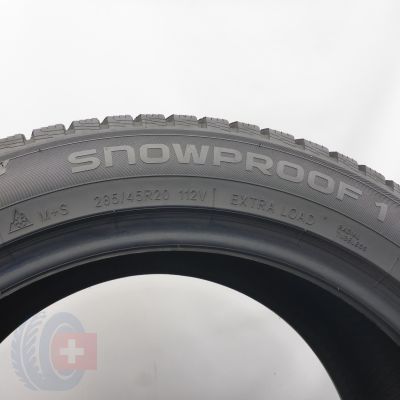 6. Opony 285/45 R20 2x NOKIAN 112V XL Snowproof 1 Zimowe 2025 8mm