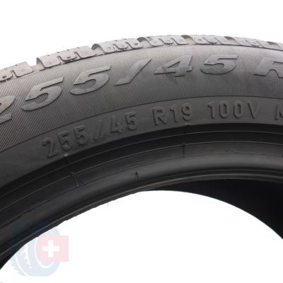 7. Opony 255/45 R19 2x PIRELLI 100V Sottozero Winter 240 SerieII N0 Zimowe 2024 7mm 