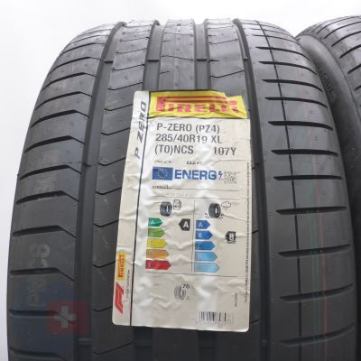2. Opony 285/40 R19 2x PIRELLI 107Y XL P Zero Elect T0 PNCS Letnie 2021 