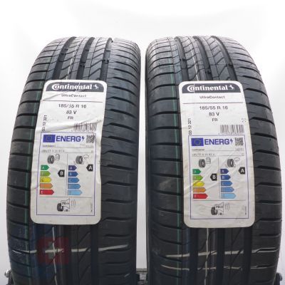 3. Opony 185/55 R16 4x CONTINENTAL 83V XL UltraContact Letnie 2023