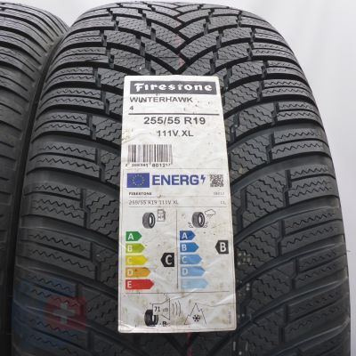 2. Opony 255/55 R19 2x FIRESTONE 111V XL Winterhawk 4 Zimowe 2022