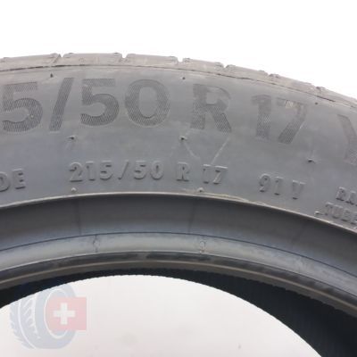5. Opony 215/50 R17 2x CONTINENTAL 91Y PremiumContact 6 Letnie 2023
