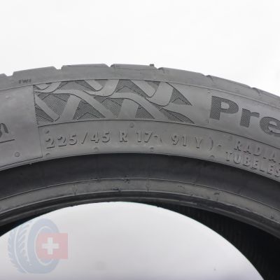 4. Opona 225/45 R17 1x CONTINENTAL 91Y PremiumContact 7 Letnia 2024 6,8mm