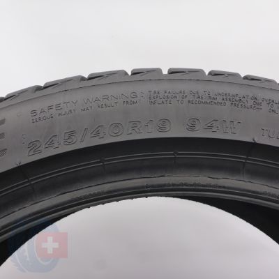 4. Opony 245/40 R19 2x BRIDGESTONE 94W Turanza T005 Letnie 2024 6,2mm