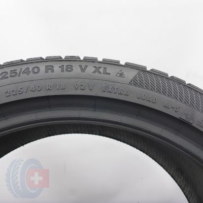 4. Opony 225/40 R18 2x CONTINENTAL 92V XL WinterContact TS850P Zimowe 2020 7,5mm