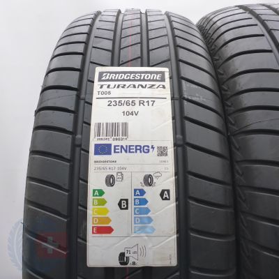 2. Opony 235/65 R17 2x BRIDGSTONE 104V Turanza T005 Letnie 2022