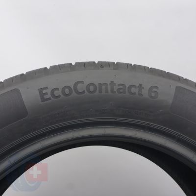 6. Opony 205/55 R16 2x CONTINENTAL 91W EcoContact6 Letnie 2021 6,2mm