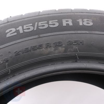 5. Opony 215/55 R18 4x CONTINENTAL 95H ContiPremiumContact 2 Letnie 2011 Nieużywane
