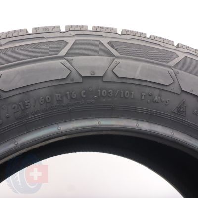 8. Opony 215/60 R16C 4x CONTINENTAL 103/101T VanContact Winter Zimowe 2024 Nieużywane 