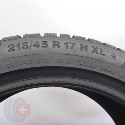 5. Opona 215/45 R17 1x CONTINENTAL 91H XL WinterContact TS 850 P Zimowa 2020 