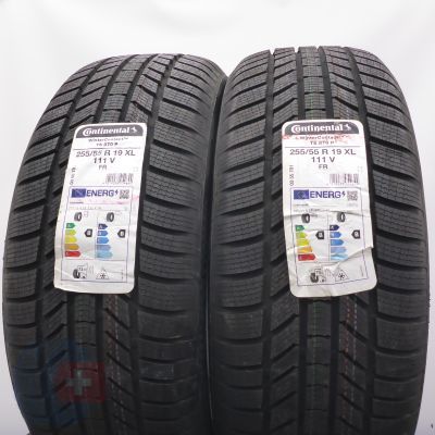 5. Opony 255/55 R19 4x CONTINENTAL 111V XL WinterContact TS870P Zimowe 2022 Nieużywane