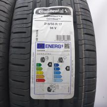 2. Opony 215/55 R17 2x CONTINENTAL 94V EcoContact 6 Seal Letnie 2025 Nieużywane