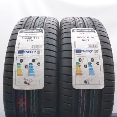 3. Opony 185/60 R14 4x CONTINENTAL 82H UltraContact Letnie 2022 