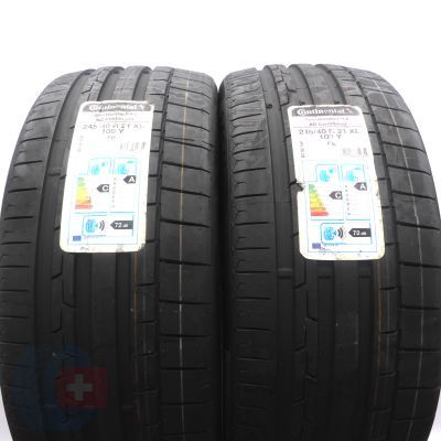 Opony 245/40 R21 2x CONTINENTAL 100Y XL SportContact 6 A0 Silet Letnie 2019 Nieużywane 