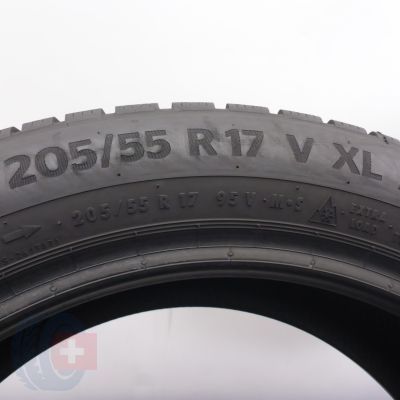5. Opony 205/55 R17 2x CONTINENTAL 95V XL WinterContact TS870P Zimowe 2022 7,8mm