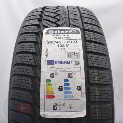 Opona 245/45 R20 1x CONTINENTAL 103V XL WinterContact TS 850 P SUV Zimowa 2021 