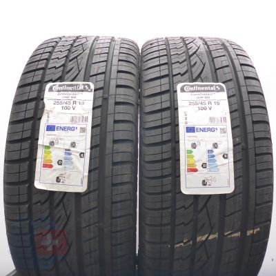 4. Opony 255/45 R19 4x CONTINENTAL 100V CrossContact UHP M0 Letnie 2022