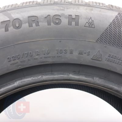 6. Opony 225/70 R16 2x CONTINENTAL103H WinterContact TS 850 P SUV Zimowe 2022 Jak Nowe