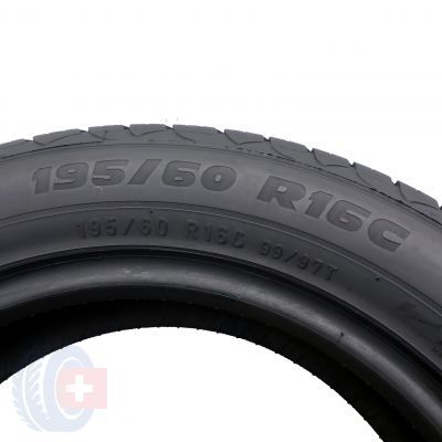 5. 4 x PIRELLI 195/60 R16C 99/97T 6,5-7mm Chrono serie 2 Lato DOT17