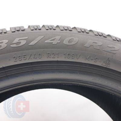 6. Opony 285/40 R21 2x PIRELLI 109V XL Scorpion Winter 2 Zimowe 2024 7mm