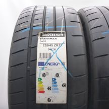 2. Opony 225/45 ZR17 2x BRIDGESTONE 94Y XL Potenza Race Letnie 2022 