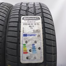 2. Opony 235/45 R19 2x CONTINENTAL 99V XL ContiWinterContact TS 830 P A0 Zimowe 2023