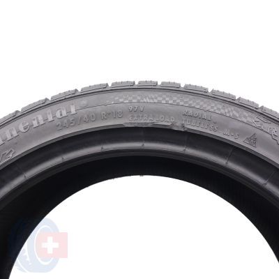 7. Opony 245/40 R18 4x CONTINENTAL 97V XL ContiWinterContact TS810S MO Zimowe 2017 7-7,2mm