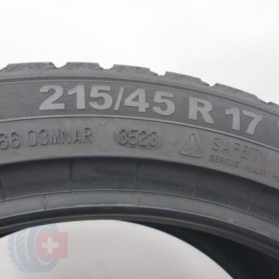 4. Opony 215/45 R17 2x SEMPERIT 91V XL SpeedGrip 5 Zimowe 2023 6,8-7mm