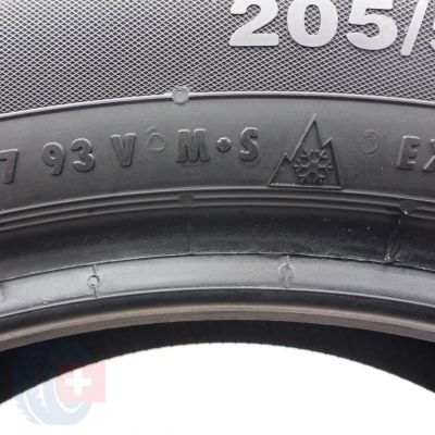 2. Opony 205/50 R17 4x CONTINENTAL 93V XL ContiContact TS815 Seal Wielosezonowe 2017, 2018 6,8-7mm