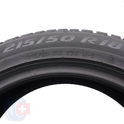 6. Opony 215/50 R18 2x PIRELLI 92V Winter Sottozero 3 Zimowe 2019 Nieużywane 