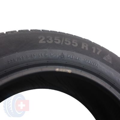 5. 2 x CONTINENTAL 235/55 R17 99H ContiWinterContact TS830 P AO Zima 2014/16 6,2-7mm