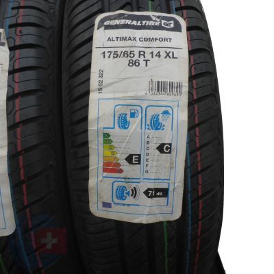 2. 4 x GENERAL 175/65 R14 86T XL Altimax Comfort Lato 2017 Jak Nowe Nieużywane 