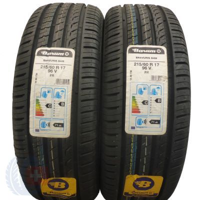 4. 4 x BARUM 215/60 R17 96V Bravuris 5 HM Lato 2019 Jak Nowe Niueżywane 