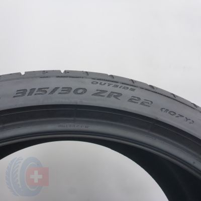 5. Opony 315/30 R22 2x PIRELLI 107Y XL PZero Corsa N0 Letnie 2024 5,5mm