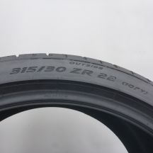 5. Opony 315/30 R22 2x PIRELLI 107Y XL PZero Corsa N0 Letnie 2024 5,5mm