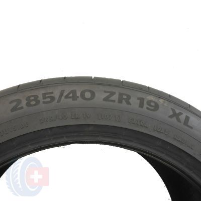 4. 1 x CONTINENTAL 285/40 R19 107Y XL SportContact 6 BMW lato 6.4mm