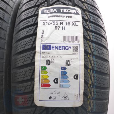2. Opony 215/55 R16 2x ESA+TECAR 97H XL SuperGrip PRO Zimowe 2021 