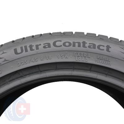 4. Opony 225/45 R18 2x CONTINENTAL 95W XL UltraContact Letnie 2022 6,7-6,8mm