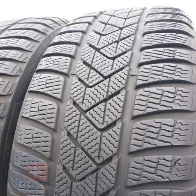 4. Opony 235/45 R18 2x PIRELLI 98V XL Sottozero 3 Winter PNCS T0 Elect Zimowe 2023, 2024 7mm